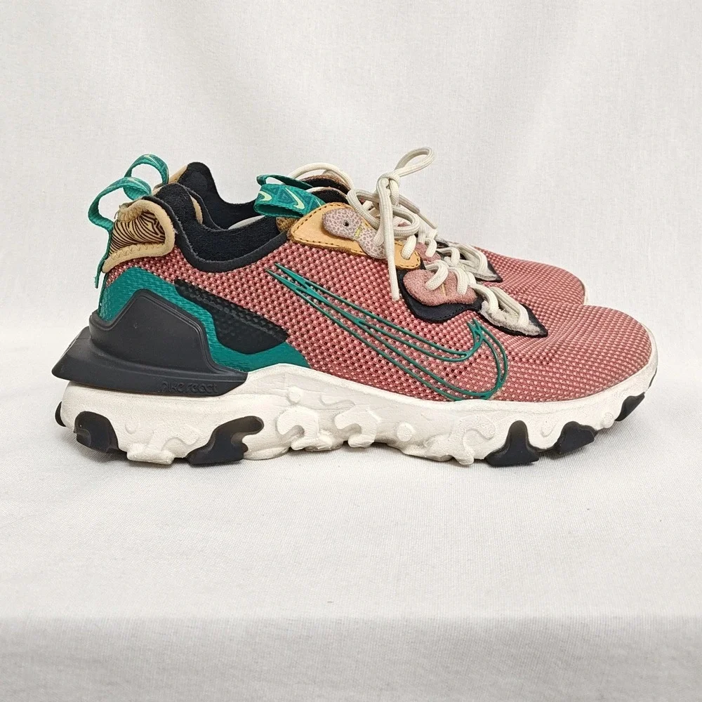 Nike React Vision SE‎ CT3618 991 Sneaker Custom Colorway Pink Green Coral